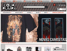 Tablet Screenshot of lojapumpx.com.br